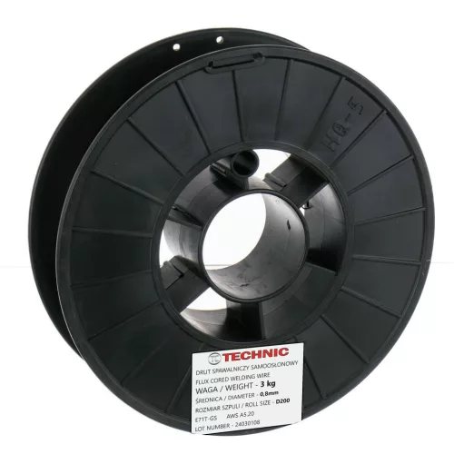 Sârmă de Sudură Auto-ecrantă fără Gaz 0,8 mm, 3 kg - Flux E71T-GS Mig Mag D100