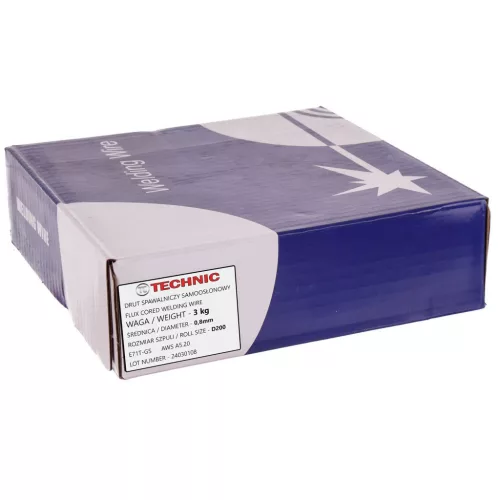 Sârmă de Sudură Auto-ecrantă fără Gaz 0,8 mm, 3 kg - Flux E71T-GS Mig Mag D100