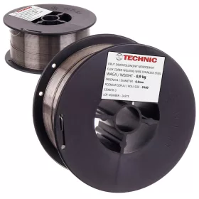   Sârmă de Sudură MIG Inox Autoprotejată cu Miez, Ø 0.8mm, 0.9kg, Tip E308LT0-3, Bobină D100