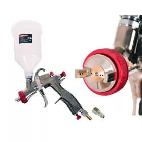   Pistol de vopsit AEROPRO Volum Mic, Presiune Mică R500 cu duză de 1,5 mm, pentru vopsire profesională