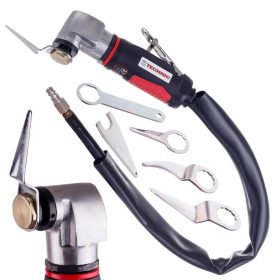   Dispozitiv Pneumatic pentru Tăierea Sticlei Auto AT-9039H cu 3 Lame de Tăiere și Furtun Protejat, 130 Litri/Minut, 6,3 Bari, 0,9 Kilograme