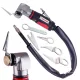 Dispozitiv Pneumatic pentru Tăierea Sticlei Auto AT-9039H cu 3 Lame de Tăiere și Furtun Protejat, 130 Litri/Minut, 6,3 Bari, 0,9 Kilograme
