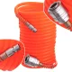 Furtun Pneumatic Spiral 15m, 5x8mm, 8 bar, Cuplaje Rapide