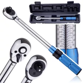   Cheie Dinamometrică Calibrată 3/8" 5-60 Nm cu Măsurare Bidirecțională și Blocare Cuplu TC Technic