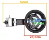 Aragaz Portabil din Fontă cu Aprindere Piezoelectrică și Putere de 8,5 kW pentru Butan/Propan