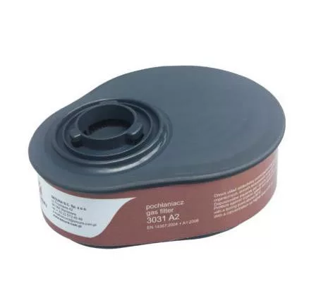 Mască de Protecție pentru Lucrări de Vopsire SECURA 3100 CHEM din Silicon cu 2 Filtre A2