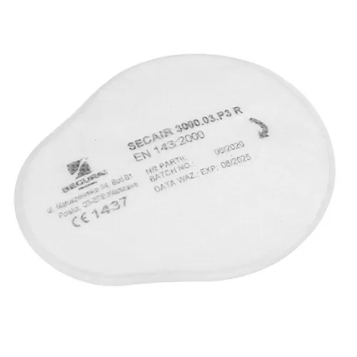 Mască de Protecție împotriva Prafului Secura 3100 DUST cu Filtru SECAIR 3000.03 P3 R