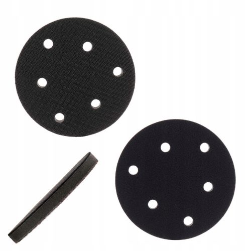 Suport cu Velcro pentru Discuri de Șlefuit, 125 mm, pentru Polizoare Pneumatice, Suprafață Moale