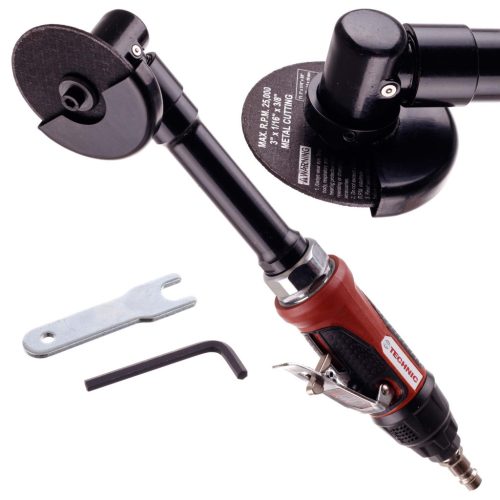 Polizor unghiular pneumatic cu coadă lungă și reglaj de turație pentru discuri de 75 mm TC Technic AT-6027NXL