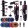 Set Profesional de Polizor Pneumatic și Polizor de Unghi cu Accesorii, 50mm și 75mm, Compatibil cu Tije de 6mm - TC Technic AT-703432-32K