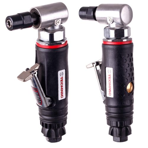 Set Profesional de Polizor Pneumatic și Polizor de Unghi cu Accesorii, 50mm și 75mm, Compatibil cu Tije de 6mm - TC Technic AT-703432-32K
