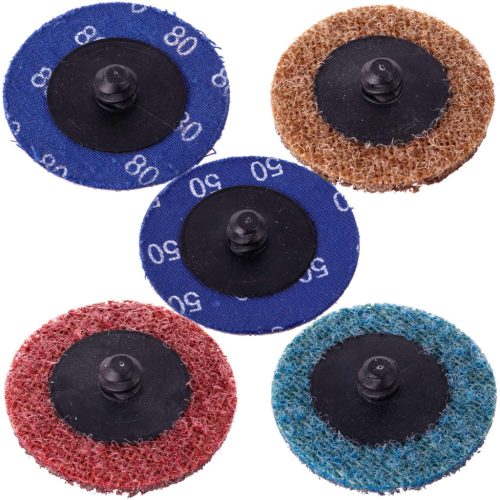 Set Profesional de Polizor Pneumatic și Polizor de Unghi cu Accesorii, 50mm și 75mm, Compatibil cu Tije de 6mm - TC Technic AT-703432-32K