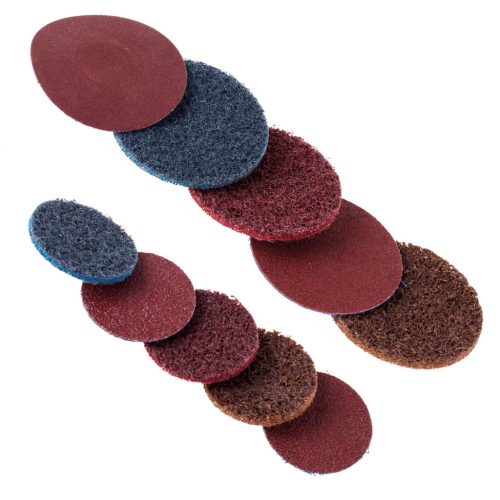 Set Profesional de Polizor Pneumatic și Polizor de Unghi cu Accesorii, 50mm și 75mm, Compatibil cu Tije de 6mm - TC Technic AT-703432-32K