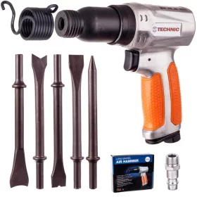   Ciocan Pneumatic cu Impact TECHNIC AT-2080NR, 5 Dălți, Suport Rotativ, Mâner Cauciucat