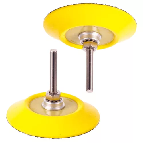 Set de Șlefuit și Lustruit cu Șmirghel și Discuri pentru Polizoare Pneumatice 6 mm (50 bucăți) Diametru 75 mm TC Technic DK-1002