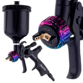   Pistol de Vopsit Volum Mic Presiune Mică 1,3mm AUARITA NEGRU 898-M2 MAGIC cu Teflon, Ideal pentru Lacuri și Bază Metalică