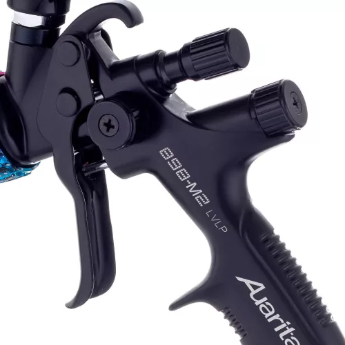 Pistol de Vopsit Volum Mic Presiune Mică 1,3mm AUARITA NEGRU 898-M2 MAGIC cu Teflon, Ideal pentru Lacuri și Bază Metalică