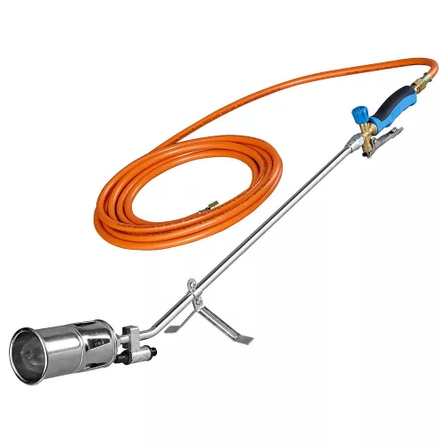 Dispozitiv de ardere CFH PZ 6000 52078 - Pistol pentru acoperiș cu arzător cu duză și furtun de 5m