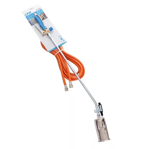 Dispozitiv de ardere CFH PZ 6000 52078 - Pistol pentru acoperiș cu arzător cu duză și furtun de 5m