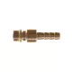 Conector Pneumatic Rapid din Alamă pentru Furtun de Aer de 6 mm, Compatibil cu Compresoare