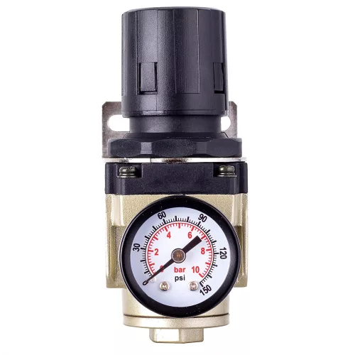 Reductor de Presiune AR3000-02 cu Manometru de 1/4" pentru Compresor