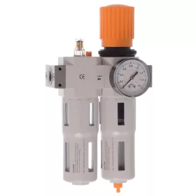   Bloc Complet de Pregătire Aer - Filtru, Separator de Apă, Ungător 1/2" Technic yYQFC4010-04, 40 Microni