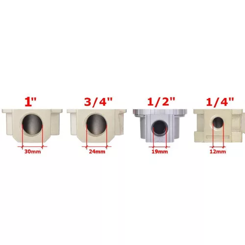 Filtru Separator Ulei și Apă 3/4" Technic YQF5000-06, 40 Microni, Capacitate 5000 l/perc, Presiune maximă 16 bar