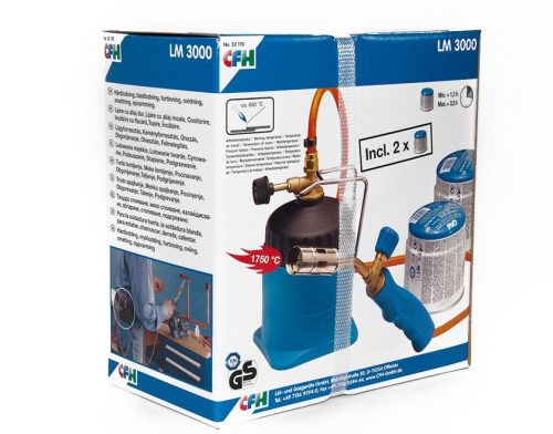 Set Pistol de Lipit Profesional cu 2 Cartușe de Gaz CFH LM3000 52170