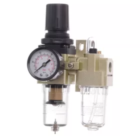   Unitate de Pregătire a Aerului - Filtru de Aer, Regulator și Lubrificator Automat 1/4" Technic AC2010-02