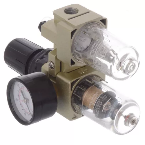 Unitate de Pregătire a Aerului - Filtru de Aer, Regulator și Lubrificator Automat 1/4" Technic AC2010-02