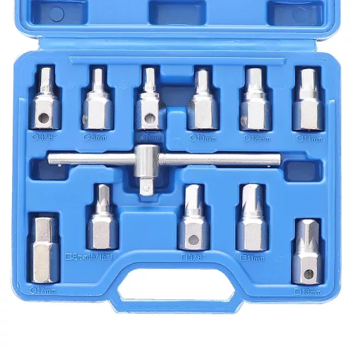Set Chei pentru Scurgerea Uleiului, 12 Piese, TC Technic LT-A1151, în Valiză de Plastic