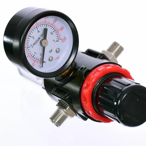 Filtru/Separator de Apă cu Regulator de Presiune și Manometru pentru Compresor Fengda AS-186 TC Technic HS-F3
