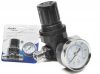 Reductor de Presiune cu Manometru pentru Pistoale de Pulverizare Auarita AR-802, Conectori 1/4"M x 1/4"M, Presiune Nominală 0-8 bar, Presiune Maximă 10,3 bar