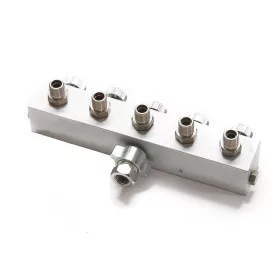   Distribuitor de Aer pentru Aerograf cu 5 Ieșiri 1/8" și 1 Intrare 1/4" Technic BD13-5