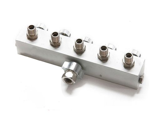 Distribuitor de Aer pentru Aerograf cu 5 Ieșiri 1/8" și 1 Intrare 1/4" Technic BD13-5