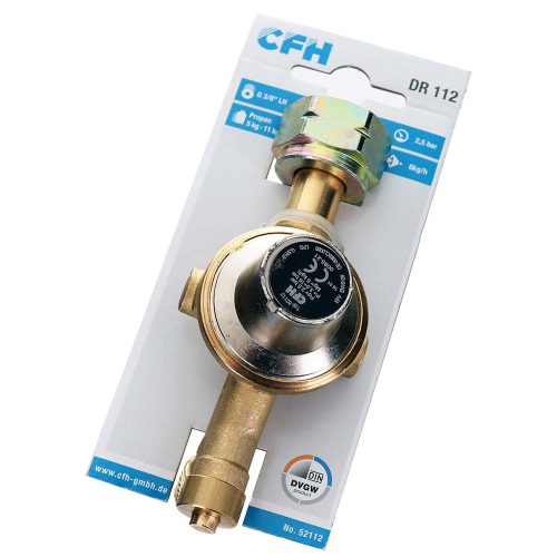 Regulator de Presiune pentru Propan, 2,5 Bar, CFH 52112, cu Protecție Împotriva Rupturii de Furtun