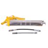 Pistol Pneumatic pentru Lubrifiere cu Cartușe Technic AT-6036, Extensie Metalică 90 mm și Flexibilă 260 mm, Capacitate Rezervor 500 ml