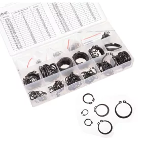   Set de inele seeger externe din oțel arc, în cutie de plastic (300 bucăți) TC Technic SK2405