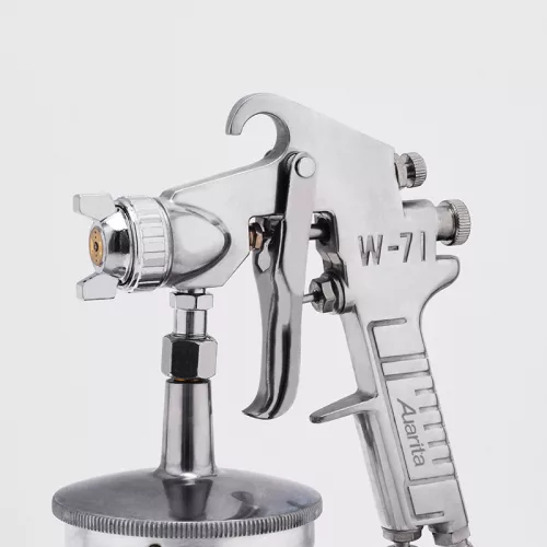 Pistol de Pulverizare de Înaltă Calitate din Aluminiu cu Rezervor Inferior Auarita W-71S HVLP 1,5 mm