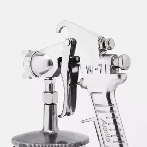 Pistol de Pulverizare de Înaltă Calitate din Aluminiu cu Rezervor Inferior Auarita W-71S HVLP 1,5 mm