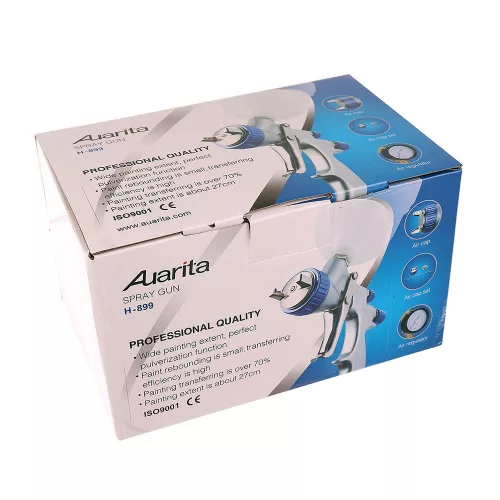 Pistol de vopsit Auarita H-889 HVLP II 1.3 mm cu Rezervor de 600 ml