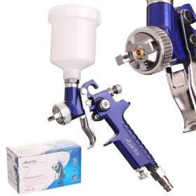   Pistol de Pulverizare Ecologic Auarita H-2000 HVLP 0,5 mm, Oțel Inoxidabil, pentru Suprafețe Mici