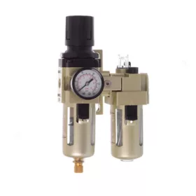   Unitate de Pregătire Aer 1/2" AC4010-06 cu Filtru, Regulator și Lubrificator pentru Scule Pneumatice
