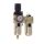 Unitate de Pregătire Aer 1/2" AC4010-06 cu Filtru, Regulator și Lubrificator pentru Scule Pneumatice