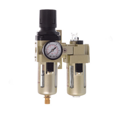 Unitate de Pregătire Aer 1/2" AC4010-06 cu Filtru, Regulator și Lubrificator pentru Scule Pneumatice
