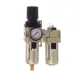 Unitate de Pregătire Aer 1/2" AC4010-06 cu Filtru, Regulator și Lubrificator pentru Scule Pneumatice