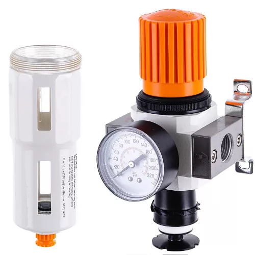 Separator dehidrator și regulator de aer YQFR4000-04 1/2" pentru sisteme pneumatice