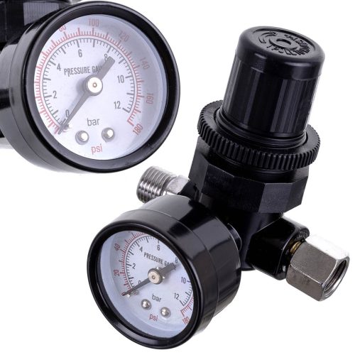 Reductor cu Membrană cu Manometru pentru Pistoale de Pulverizare TC Technic YQ-02 1/4"