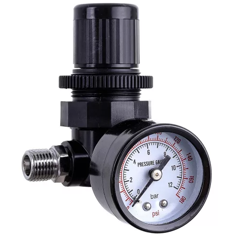 Reductor cu Membrană cu Manometru pentru Pistoale de Pulverizare TC Technic YQ-02 1/4"