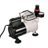 Compresor Aerograf AF18k-2 cu Piston Fără Ulei și Aerograf de Precizie 0,3 mm
